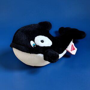 Vintage 1995 Dakin Killer Whale Orca Free Willy Stuffed Animal Plush Warner Bros